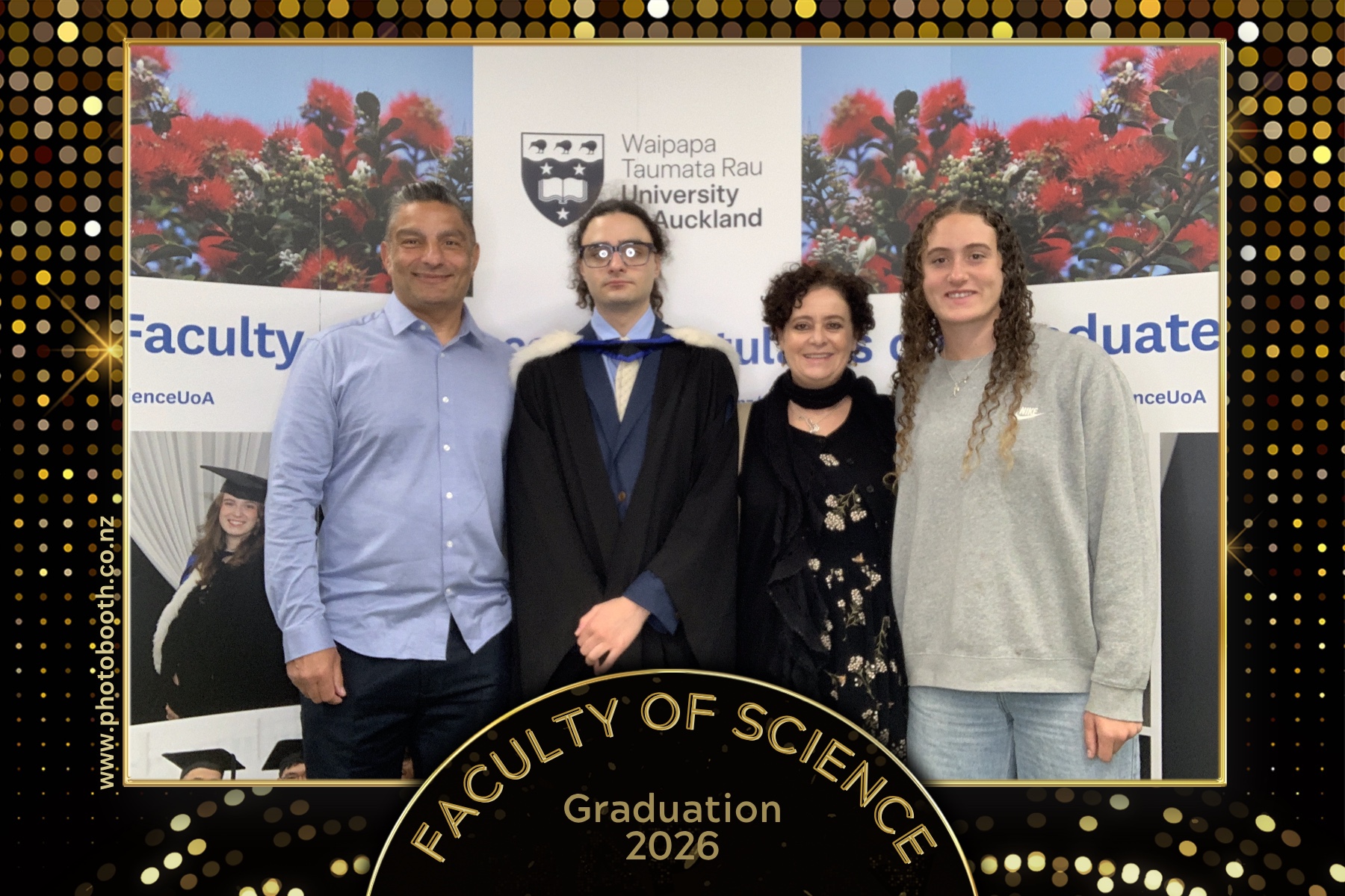 UOA Faculty of Science Graduation 2026 | View more photos from the event at gallery.photobooth.co.nz/u/SelfieCentral/UOA-Faculty-of-Science-Graduation-2026