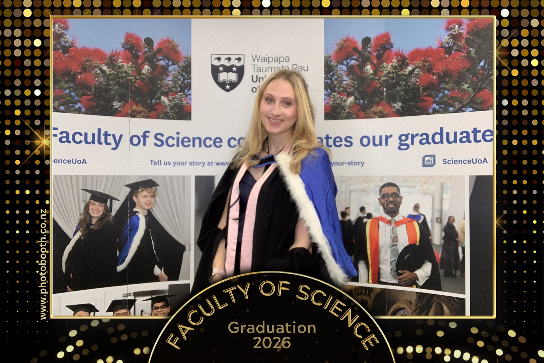 UOA Faculty of Science Graduation 2026 | View more photos from the event at gallery.photobooth.co.nz/u/SelfieCentral/UOA-Faculty-of-Science-Graduation-2026