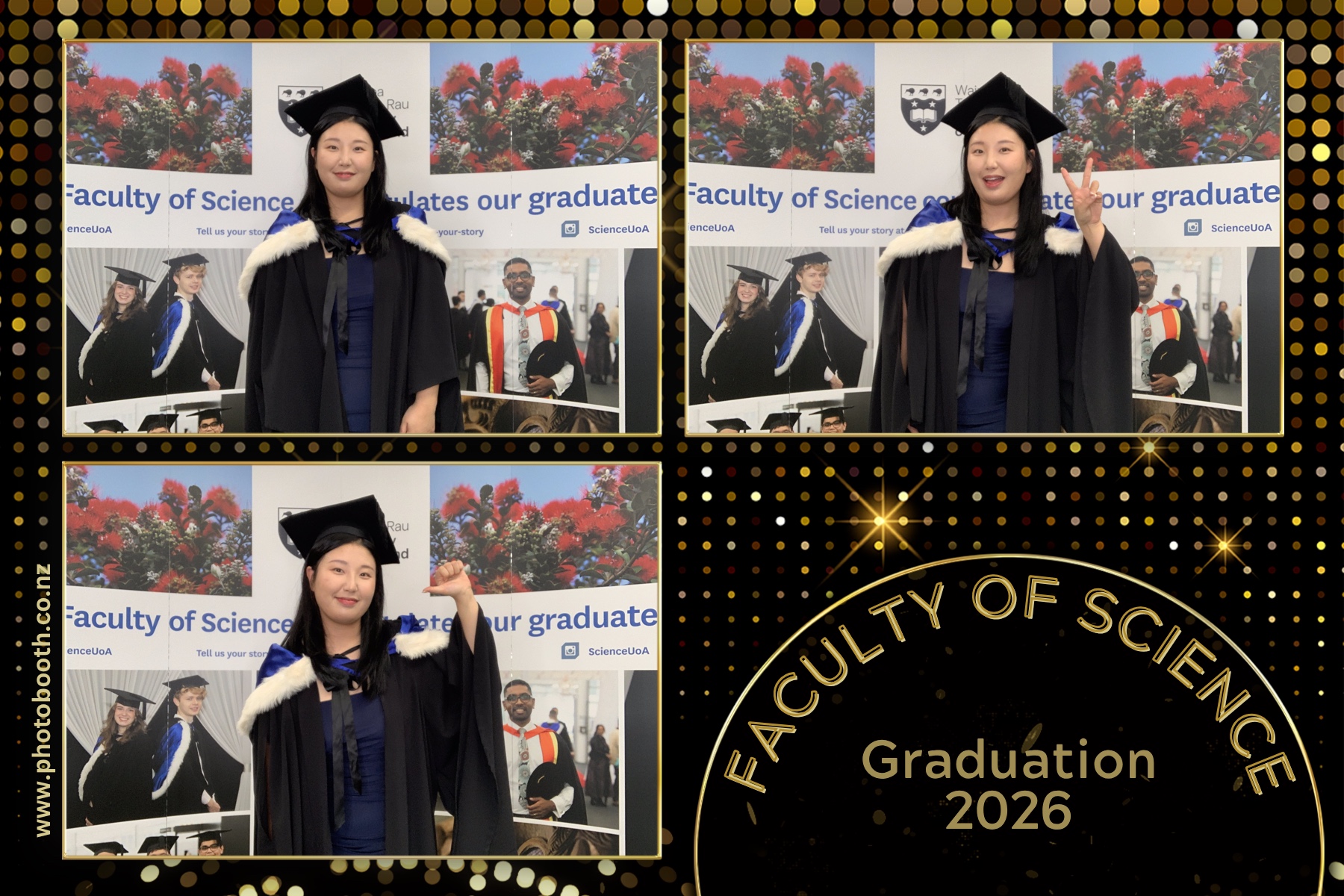 UOA Faculty of Science Graduation 2026 | View more photos from the event at gallery.photobooth.co.nz/u/SelfieCentral/UOA-Faculty-of-Science-Graduation-2026