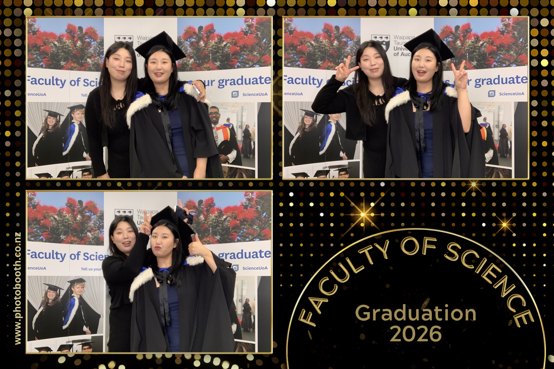 UOA Faculty of Science Graduation 2026 | View more photos from the event at gallery.photobooth.co.nz/u/SelfieCentral/UOA-Faculty-of-Science-Graduation-2026