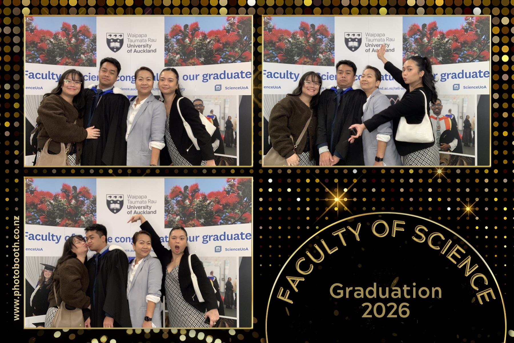 UOA Faculty of Science Graduation 2026 | View more photos from the event at gallery.photobooth.co.nz/u/SelfieCentral/UOA-Faculty-of-Science-Graduation-2026