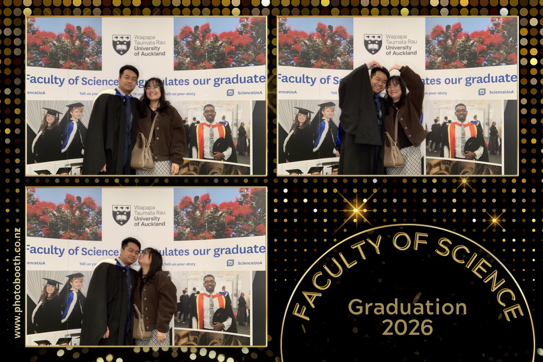 UOA Faculty of Science Graduation 2026 | View more photos from the event at gallery.photobooth.co.nz/u/SelfieCentral/UOA-Faculty-of-Science-Graduation-2026