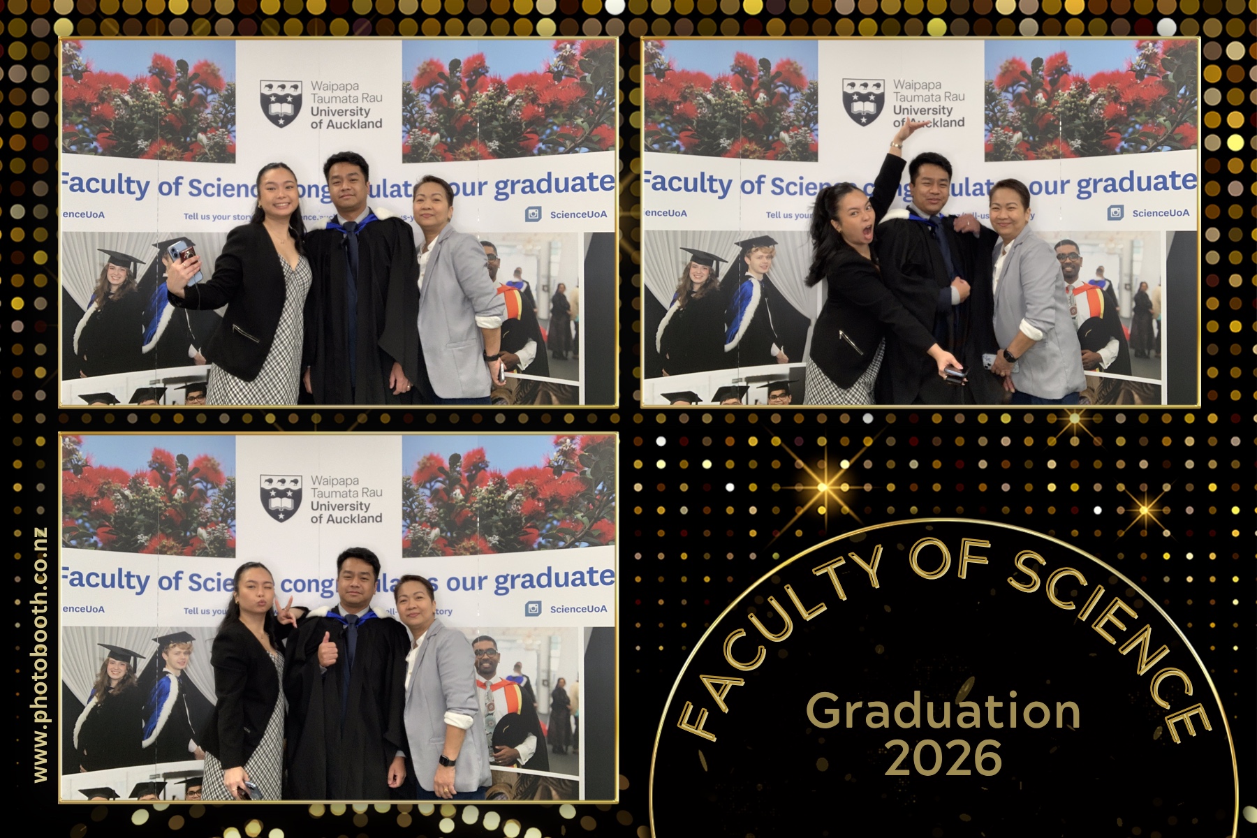 UOA Faculty of Science Graduation 2026 | View more photos from the event at gallery.photobooth.co.nz/u/SelfieCentral/UOA-Faculty-of-Science-Graduation-2026