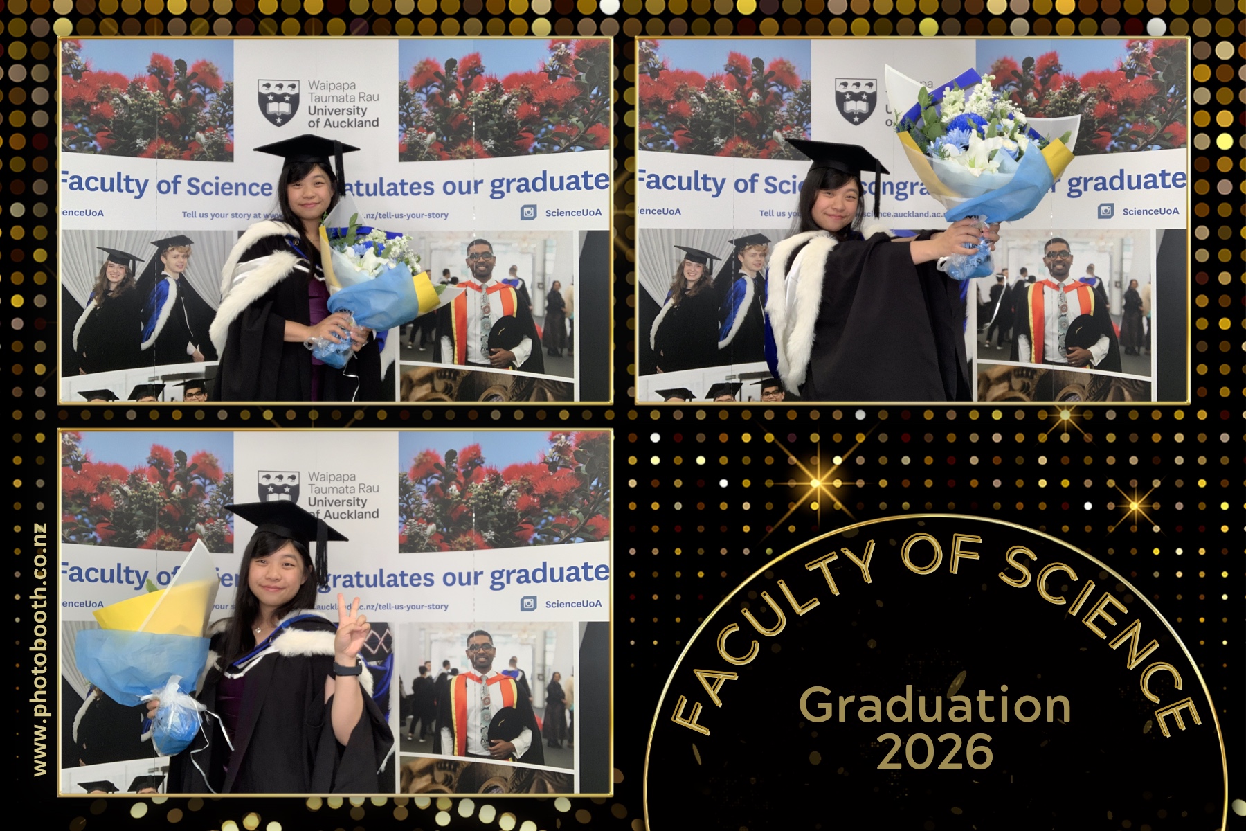 UOA Faculty of Science Graduation 2026 | View more photos from the event at gallery.photobooth.co.nz/u/SelfieCentral/UOA-Faculty-of-Science-Graduation-2026