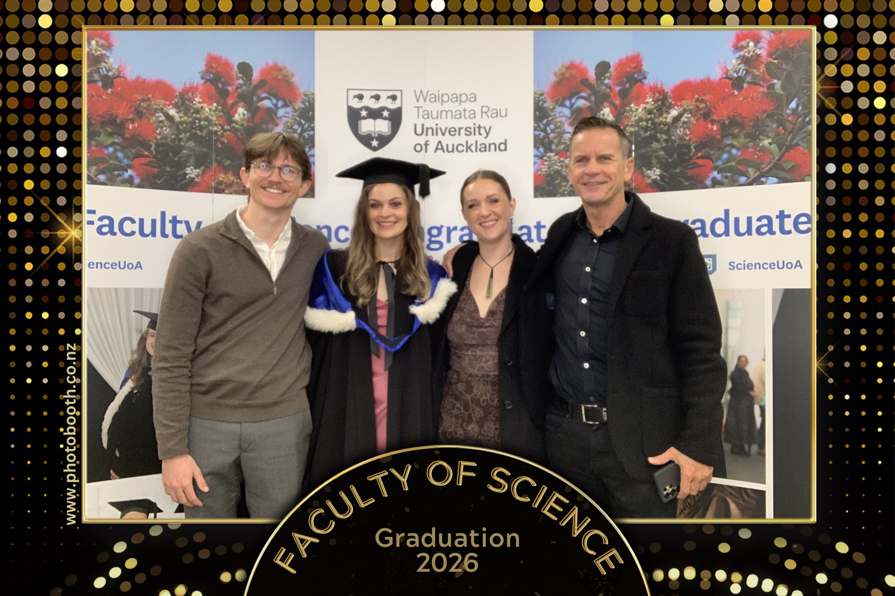 UOA Faculty of Science Graduation 2026 | View more photos from the event at gallery.photobooth.co.nz/u/SelfieCentral/UOA-Faculty-of-Science-Graduation-2026