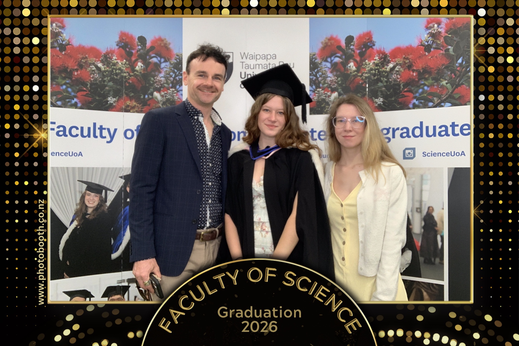 UOA Faculty of Science Graduation 2026 | View more photos from the event at gallery.photobooth.co.nz/u/SelfieCentral/UOA-Faculty-of-Science-Graduation-2026