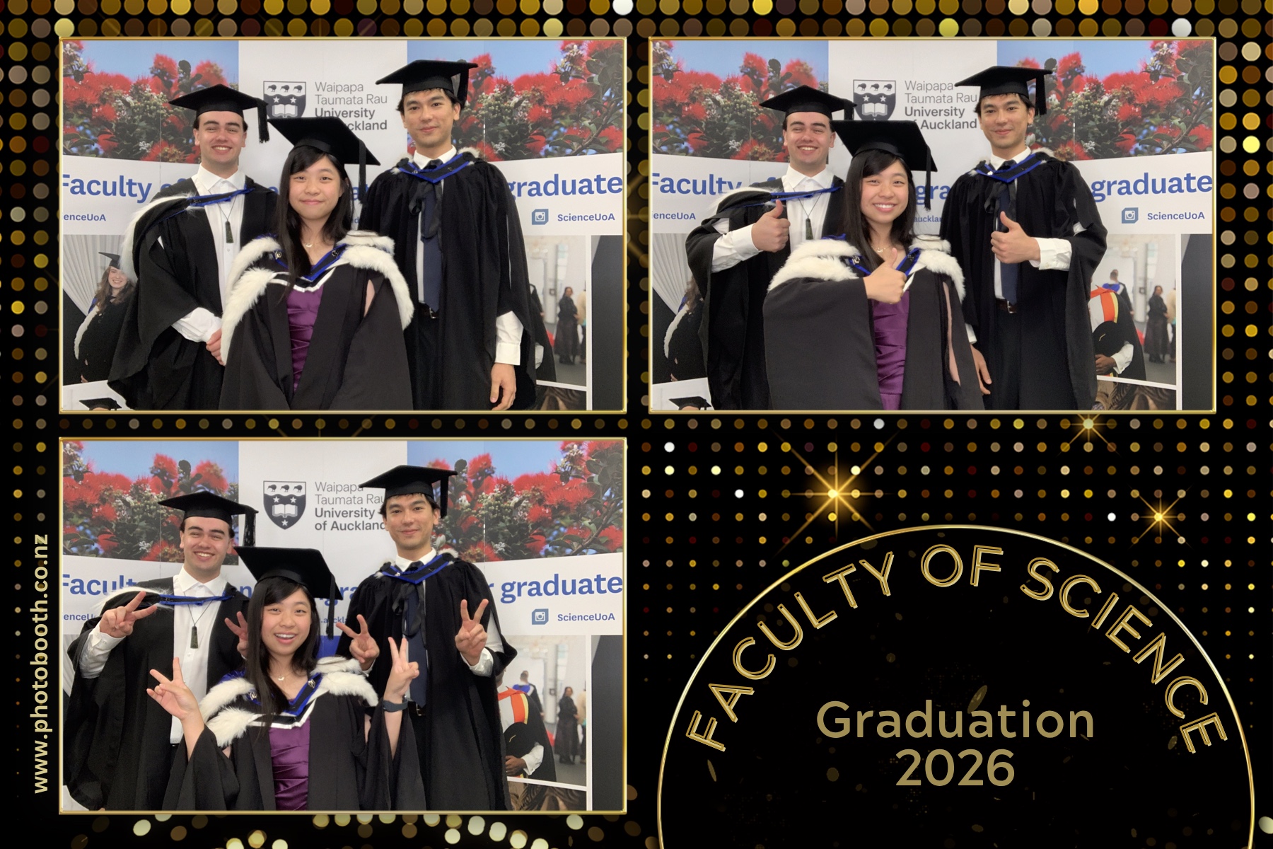 UOA Faculty of Science Graduation 2026 | View more photos from the event at gallery.photobooth.co.nz/u/SelfieCentral/UOA-Faculty-of-Science-Graduation-2026