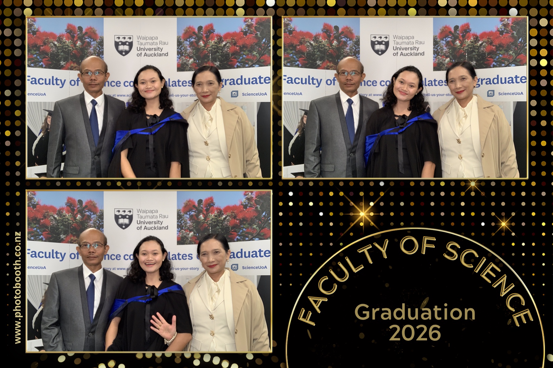UOA Faculty of Science Graduation 2026 | View more photos from the event at gallery.photobooth.co.nz/u/SelfieCentral/UOA-Faculty-of-Science-Graduation-2026
