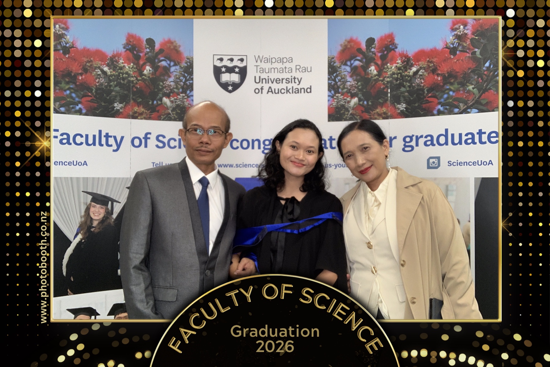 UOA Faculty of Science Graduation 2026 | View more photos from the event at gallery.photobooth.co.nz/u/SelfieCentral/UOA-Faculty-of-Science-Graduation-2026