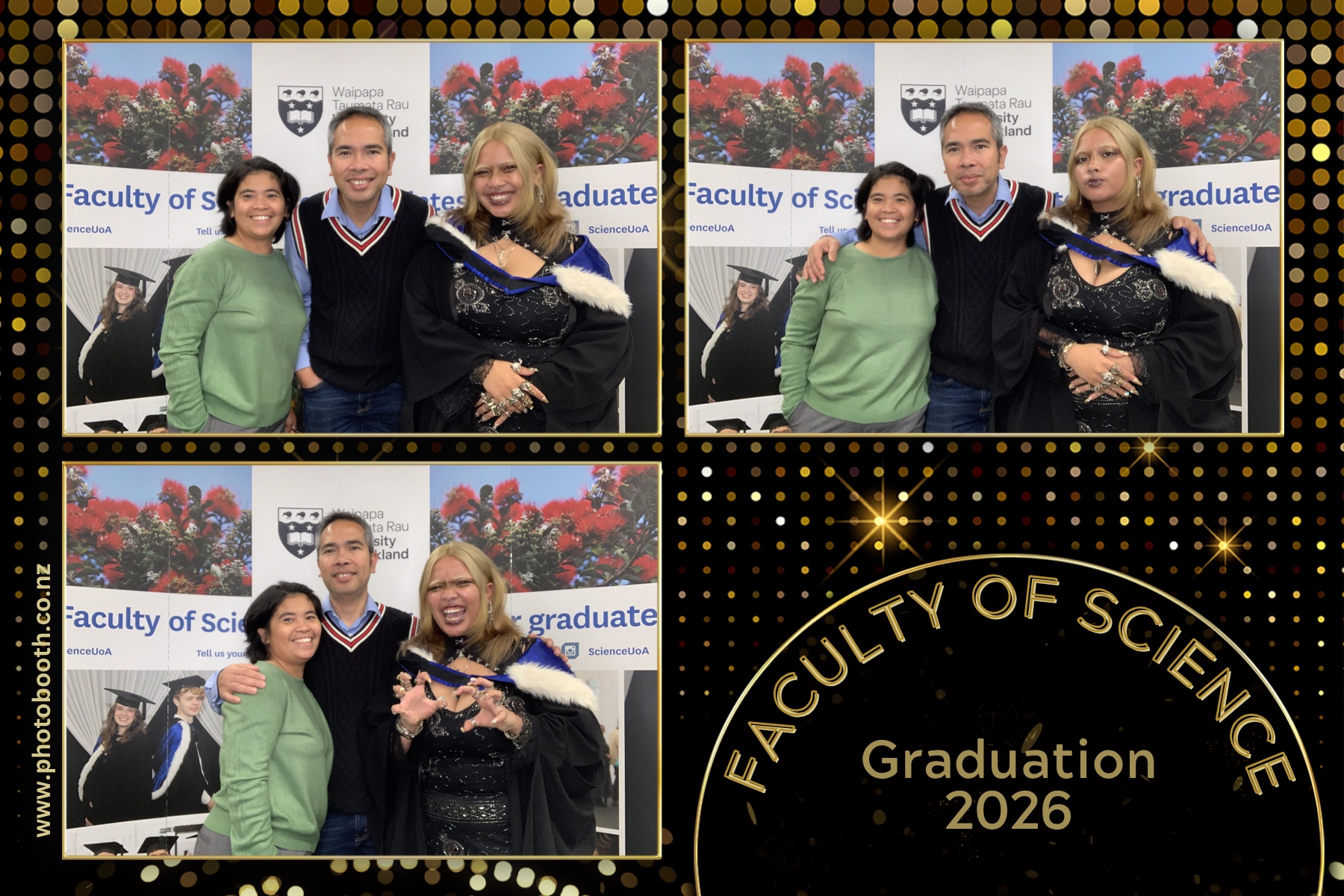 UOA Faculty of Science Graduation 2026 | View more photos from the event at gallery.photobooth.co.nz/u/SelfieCentral/UOA-Faculty-of-Science-Graduation-2026