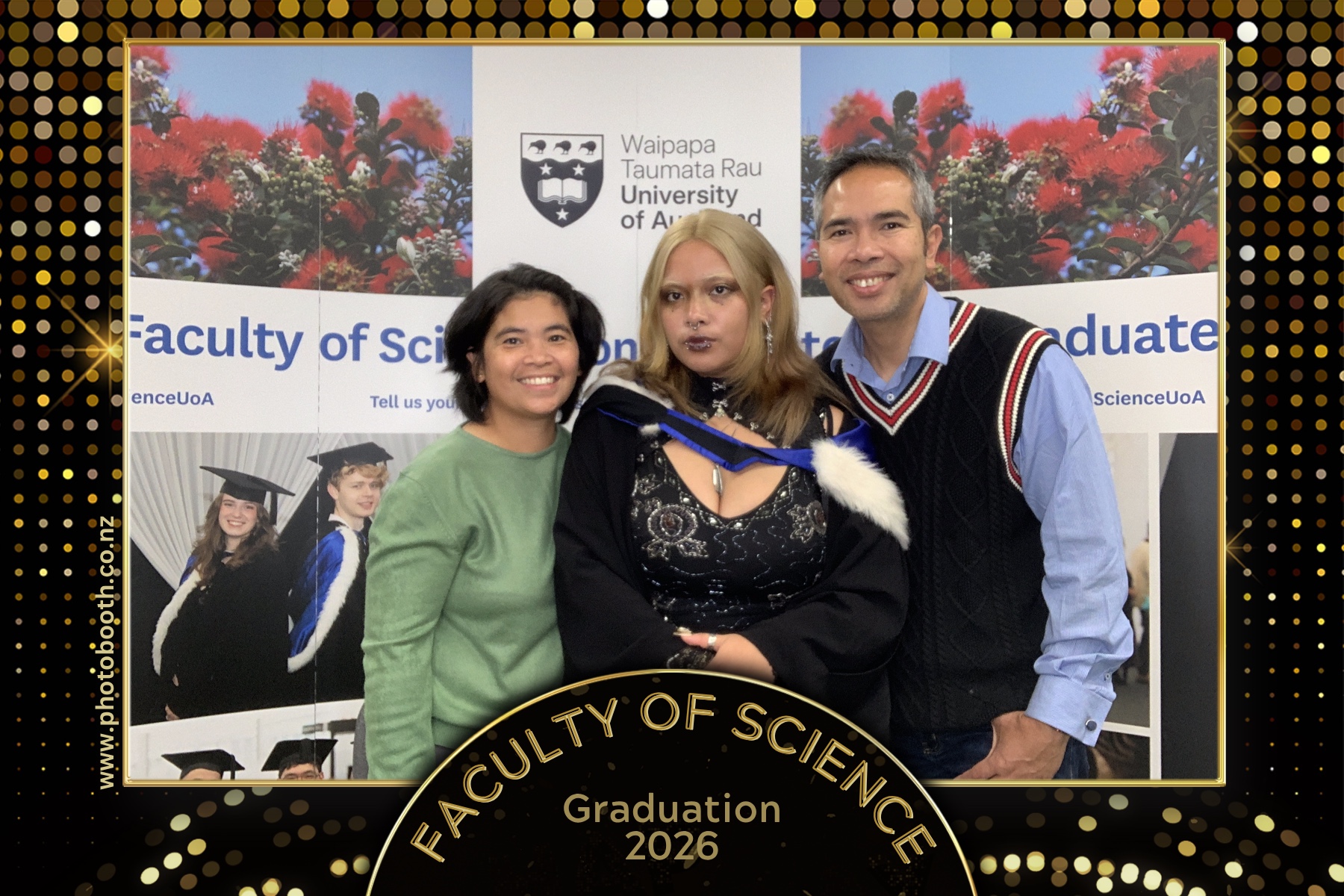 UOA Faculty of Science Graduation 2026 | View more photos from the event at gallery.photobooth.co.nz/u/SelfieCentral/UOA-Faculty-of-Science-Graduation-2026