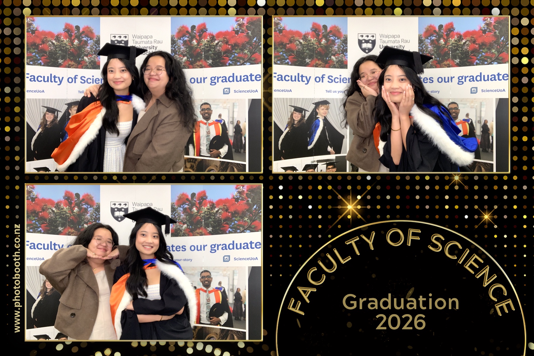 UOA Faculty of Science Graduation 2026 | View more photos from the event at gallery.photobooth.co.nz/u/SelfieCentral/UOA-Faculty-of-Science-Graduation-2026