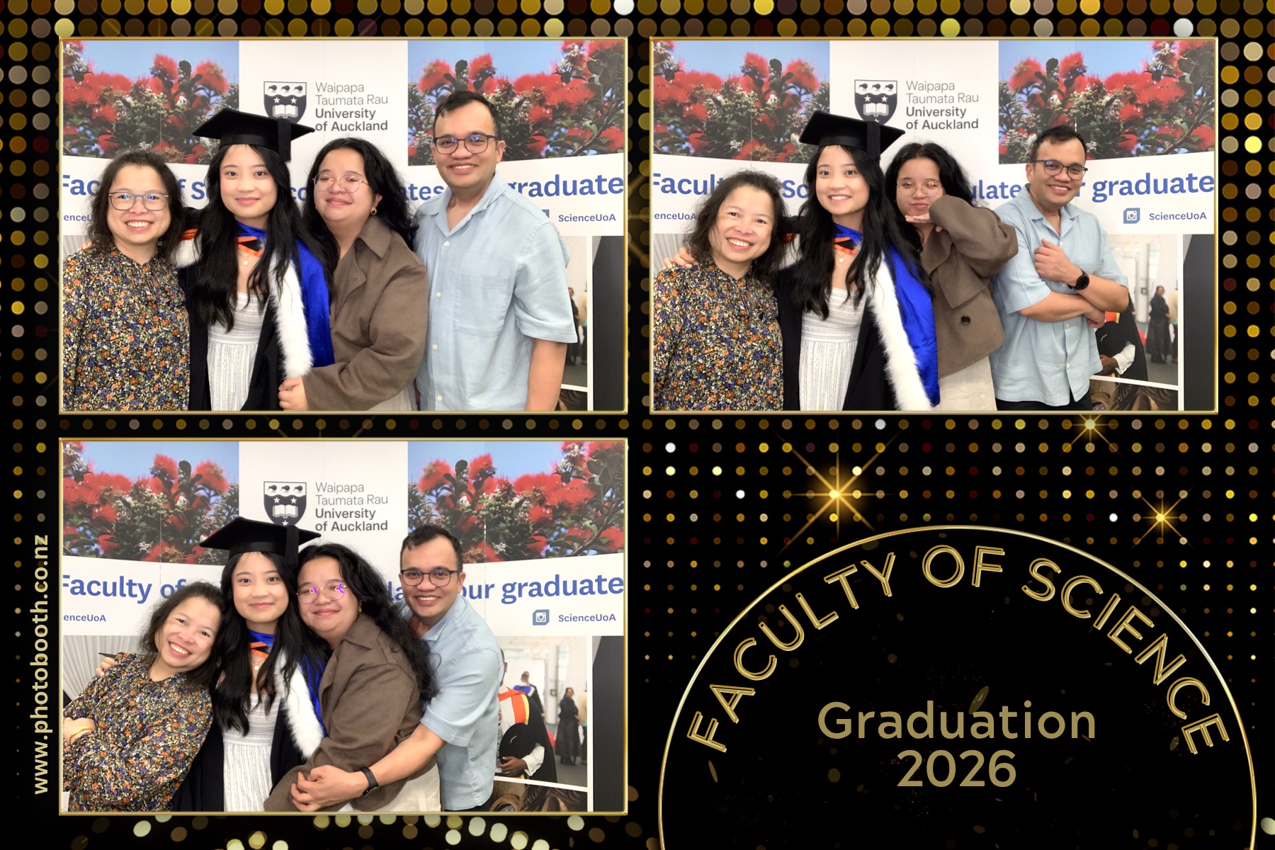 UOA Faculty of Science Graduation 2026 | View more photos from the event at gallery.photobooth.co.nz/u/SelfieCentral/UOA-Faculty-of-Science-Graduation-2026