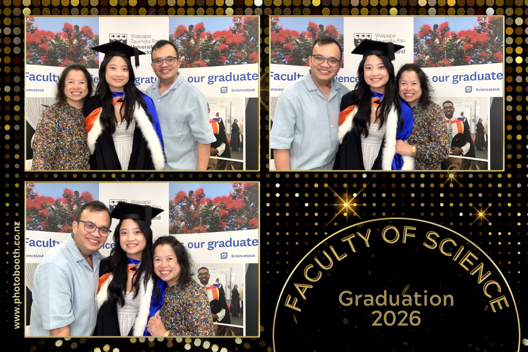 UOA Faculty of Science Graduation 2026 | View more photos from the event at gallery.photobooth.co.nz/u/SelfieCentral/UOA-Faculty-of-Science-Graduation-2026