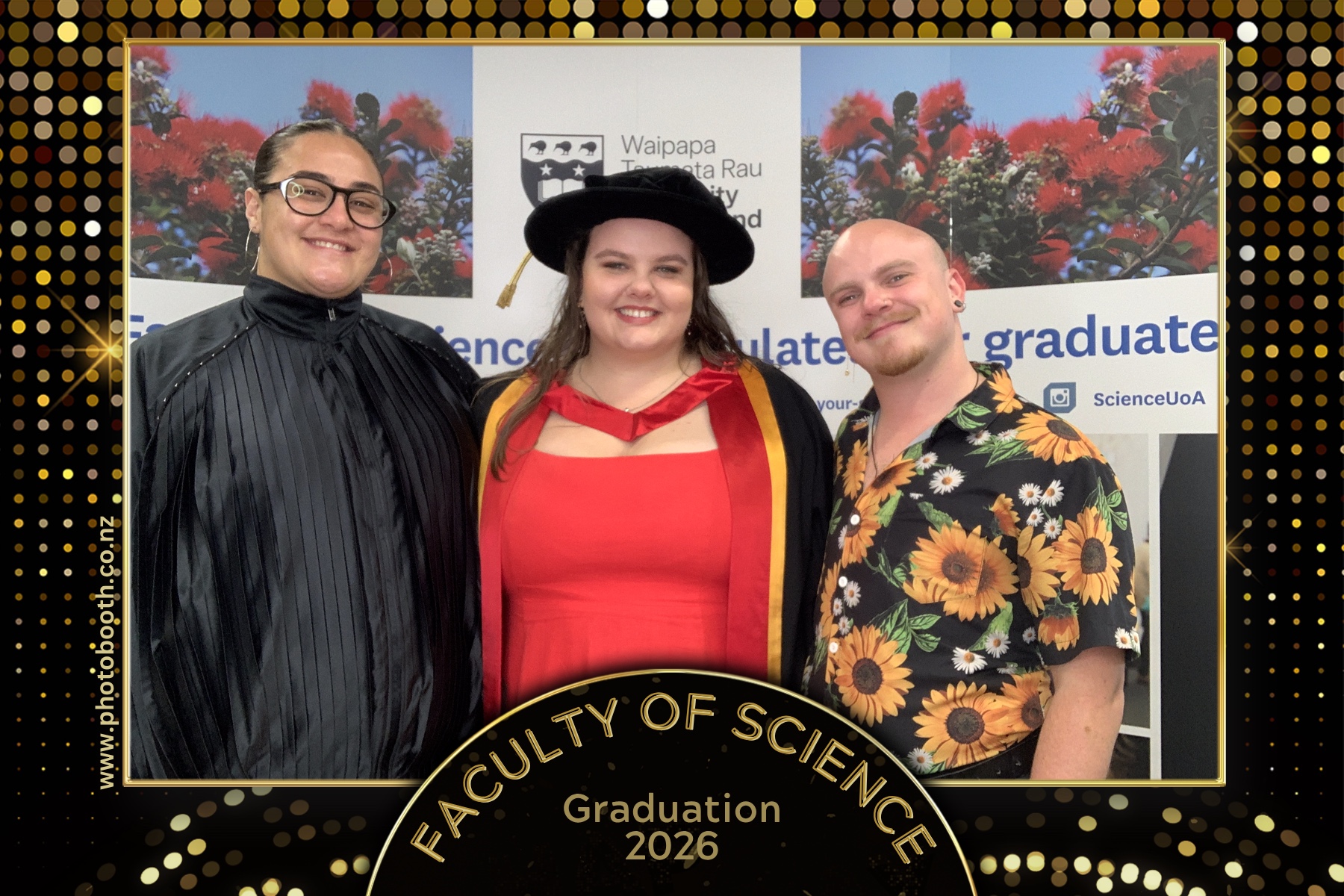 UOA Faculty of Science Graduation 2026 | View more photos from the event at gallery.photobooth.co.nz/u/SelfieCentral/UOA-Faculty-of-Science-Graduation-2026