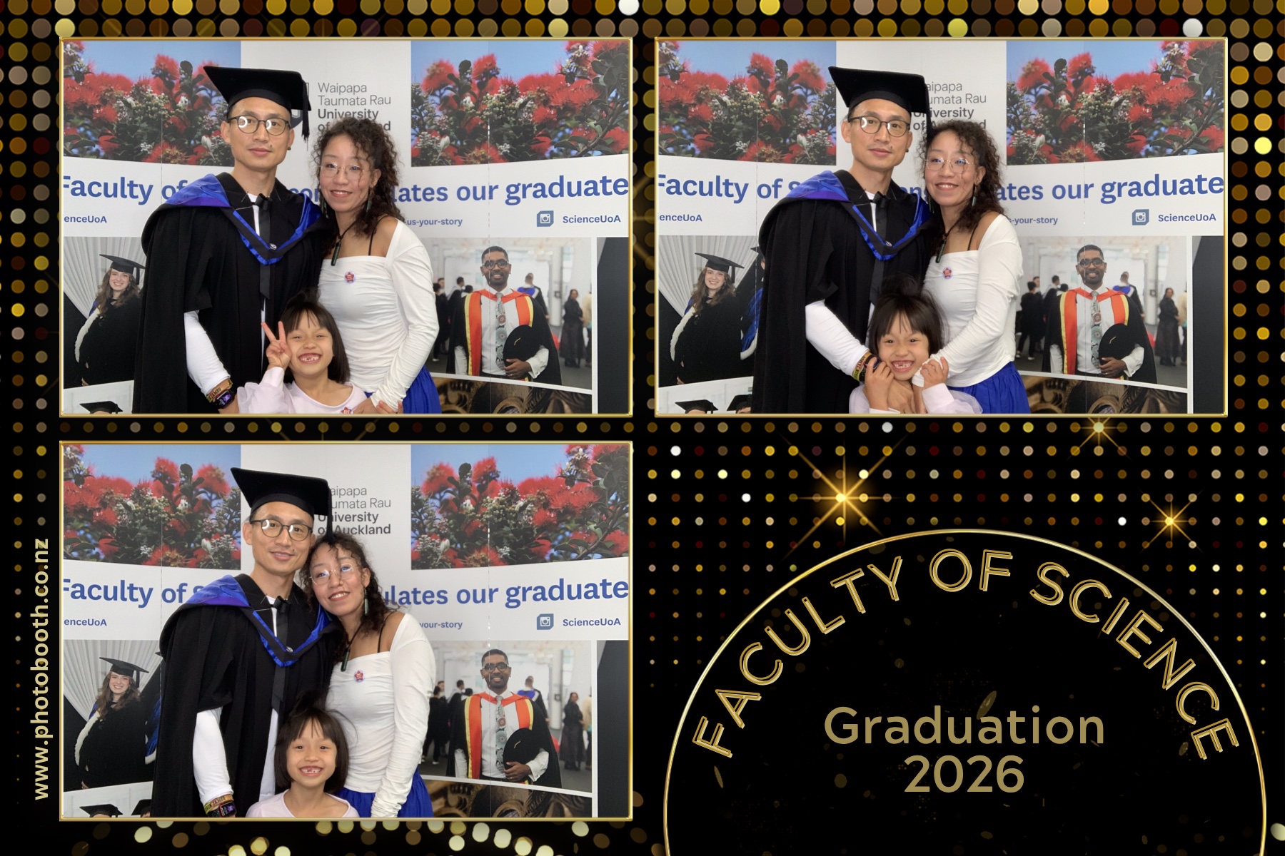 UOA Faculty of Science Graduation 2026 | View more photos from the event at gallery.photobooth.co.nz/u/SelfieCentral/UOA-Faculty-of-Science-Graduation-2026
