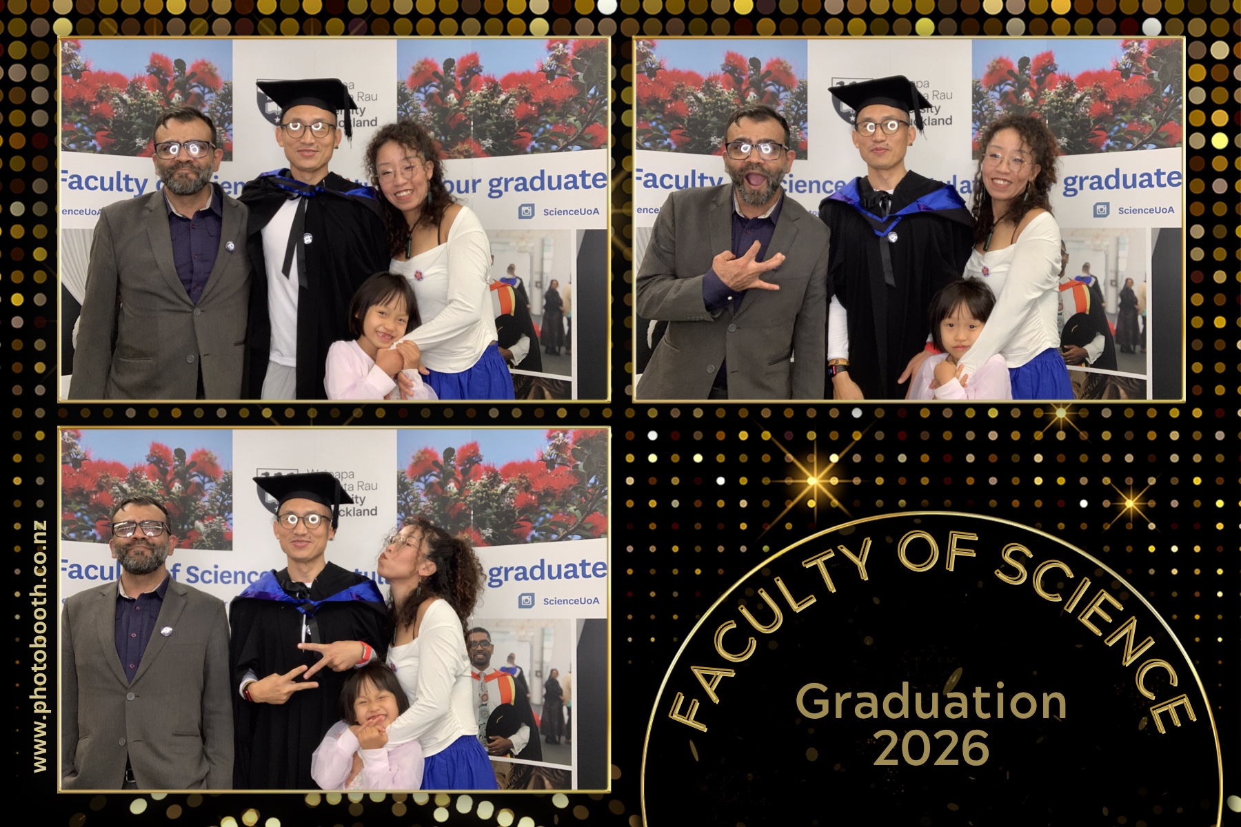 UOA Faculty of Science Graduation 2026 | View more photos from the event at gallery.photobooth.co.nz/u/SelfieCentral/UOA-Faculty-of-Science-Graduation-2026