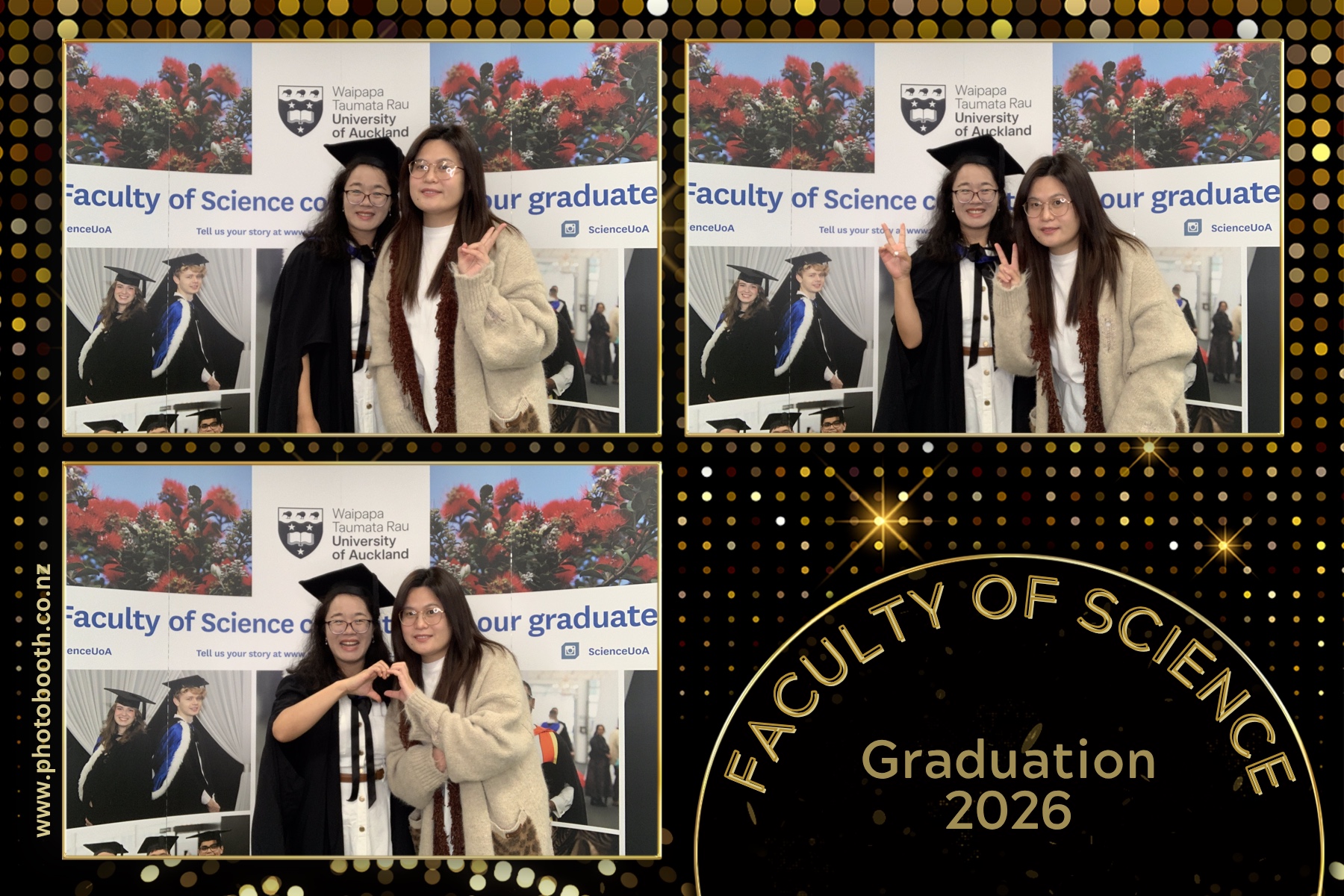 UOA Faculty of Science Graduation 2026 | View more photos from the event at gallery.photobooth.co.nz/u/SelfieCentral/UOA-Faculty-of-Science-Graduation-2026
