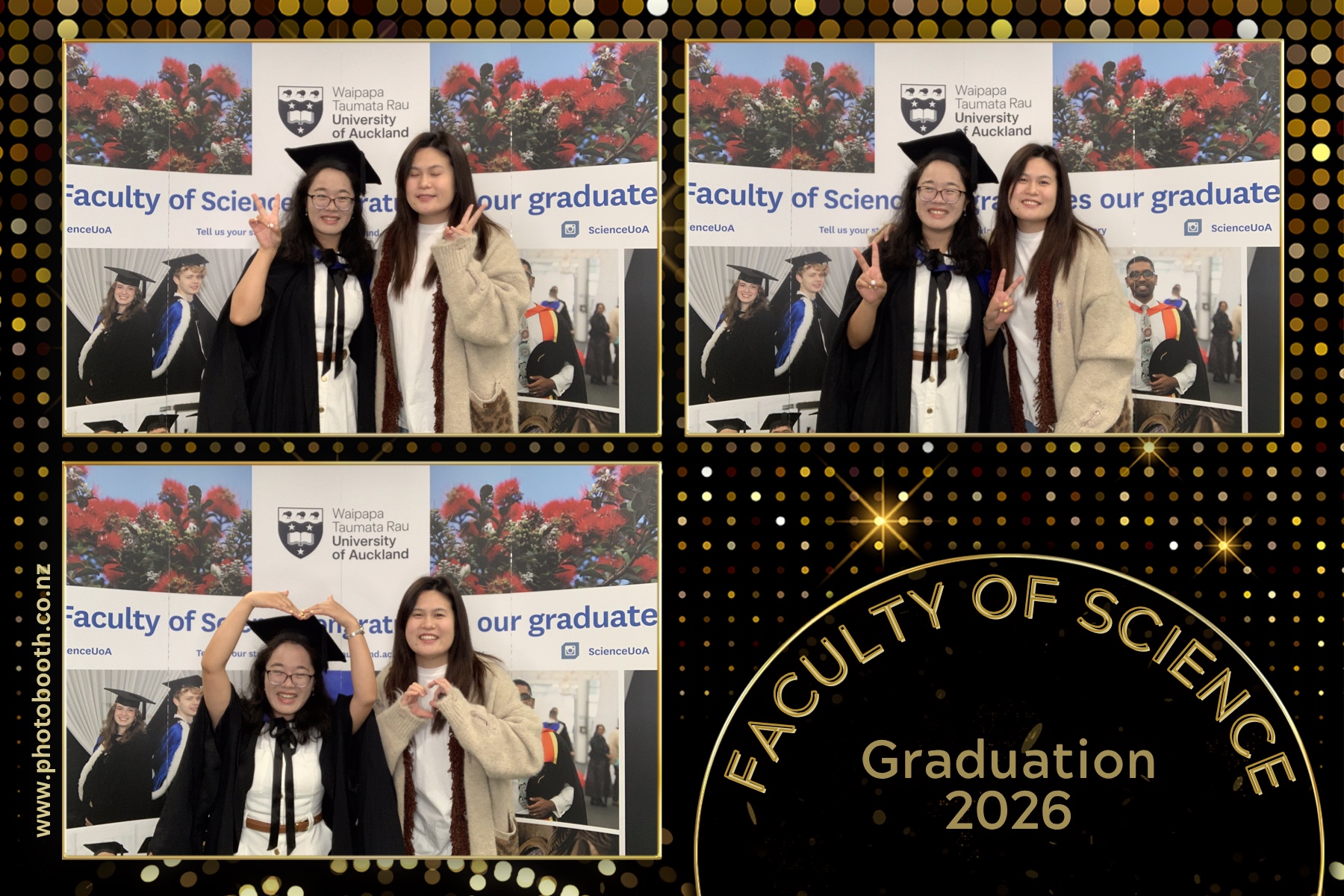 UOA Faculty of Science Graduation 2026 | View more photos from the event at gallery.photobooth.co.nz/u/SelfieCentral/UOA-Faculty-of-Science-Graduation-2026