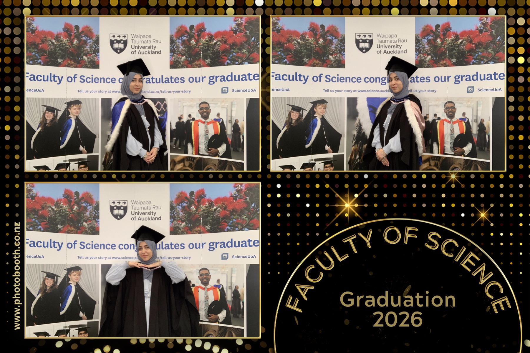 UOA Faculty of Science Graduation 2026 | View more photos from the event at gallery.photobooth.co.nz/u/SelfieCentral/UOA-Faculty-of-Science-Graduation-2026