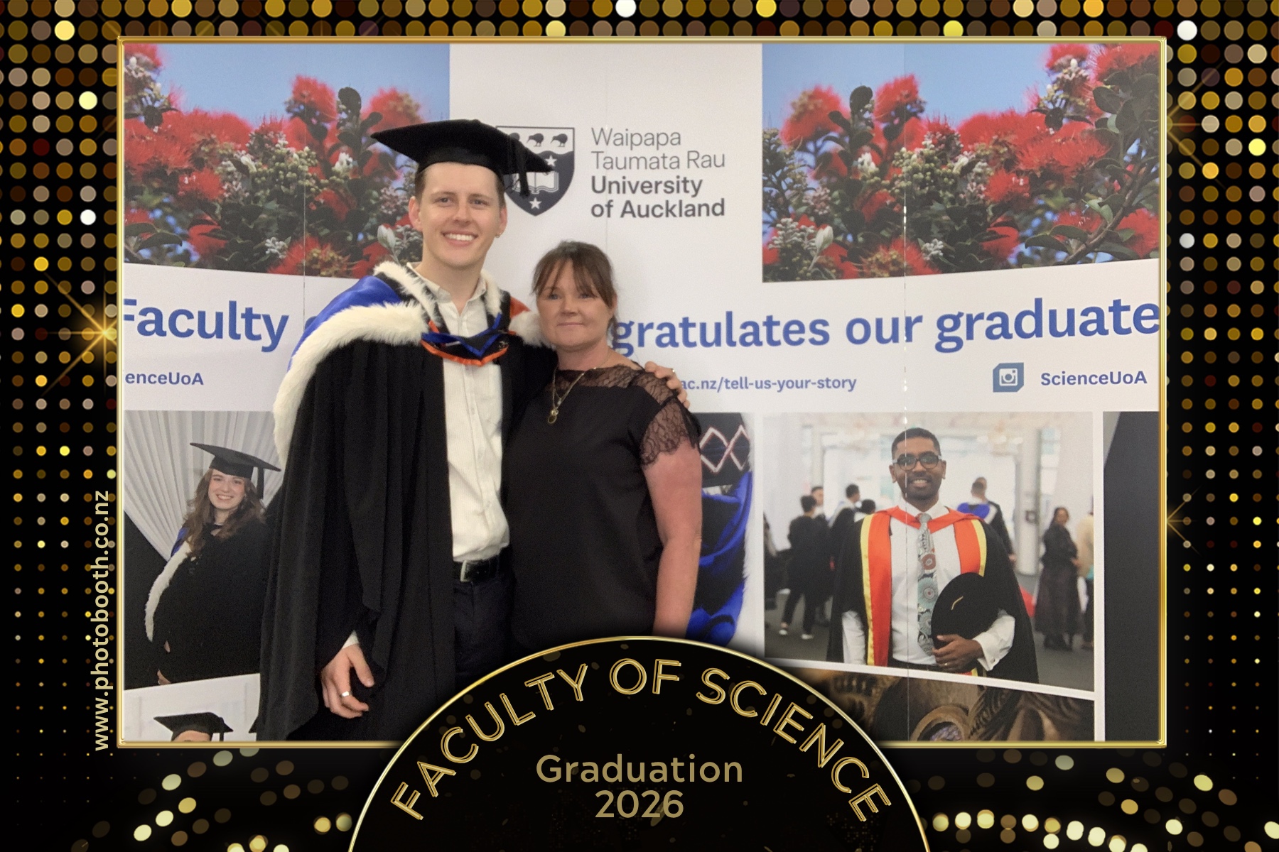 UOA Faculty of Science Graduation 2026 | View more photos from the event at gallery.photobooth.co.nz/u/SelfieCentral/UOA-Faculty-of-Science-Graduation-2026