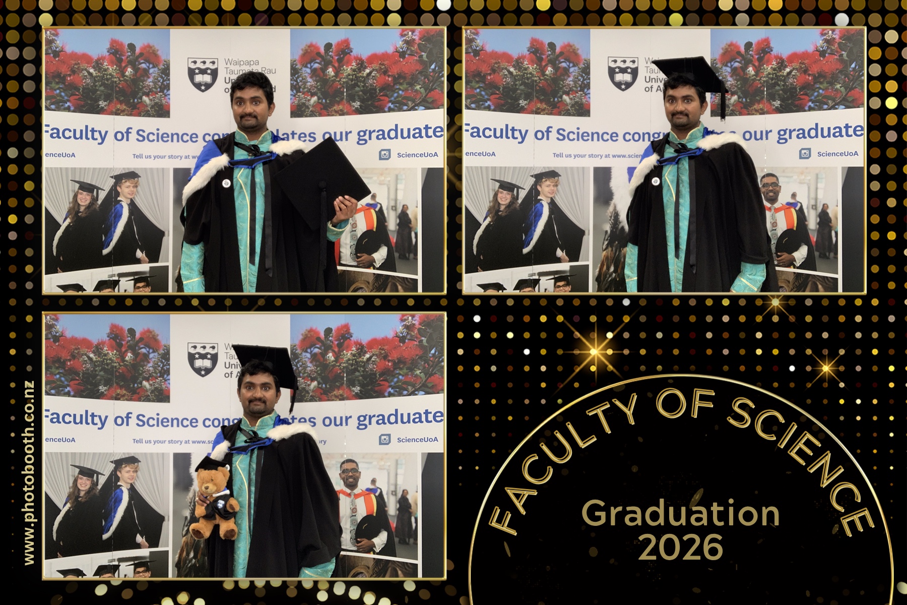 UOA Faculty of Science Graduation 2026 | View more photos from the event at gallery.photobooth.co.nz/u/SelfieCentral/UOA-Faculty-of-Science-Graduation-2026