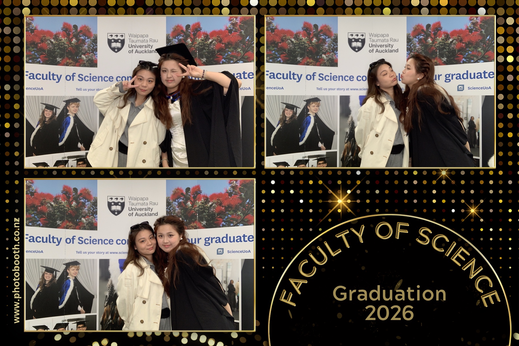 UOA Faculty of Science Graduation 2026 | View more photos from the event at gallery.photobooth.co.nz/u/SelfieCentral/UOA-Faculty-of-Science-Graduation-2026