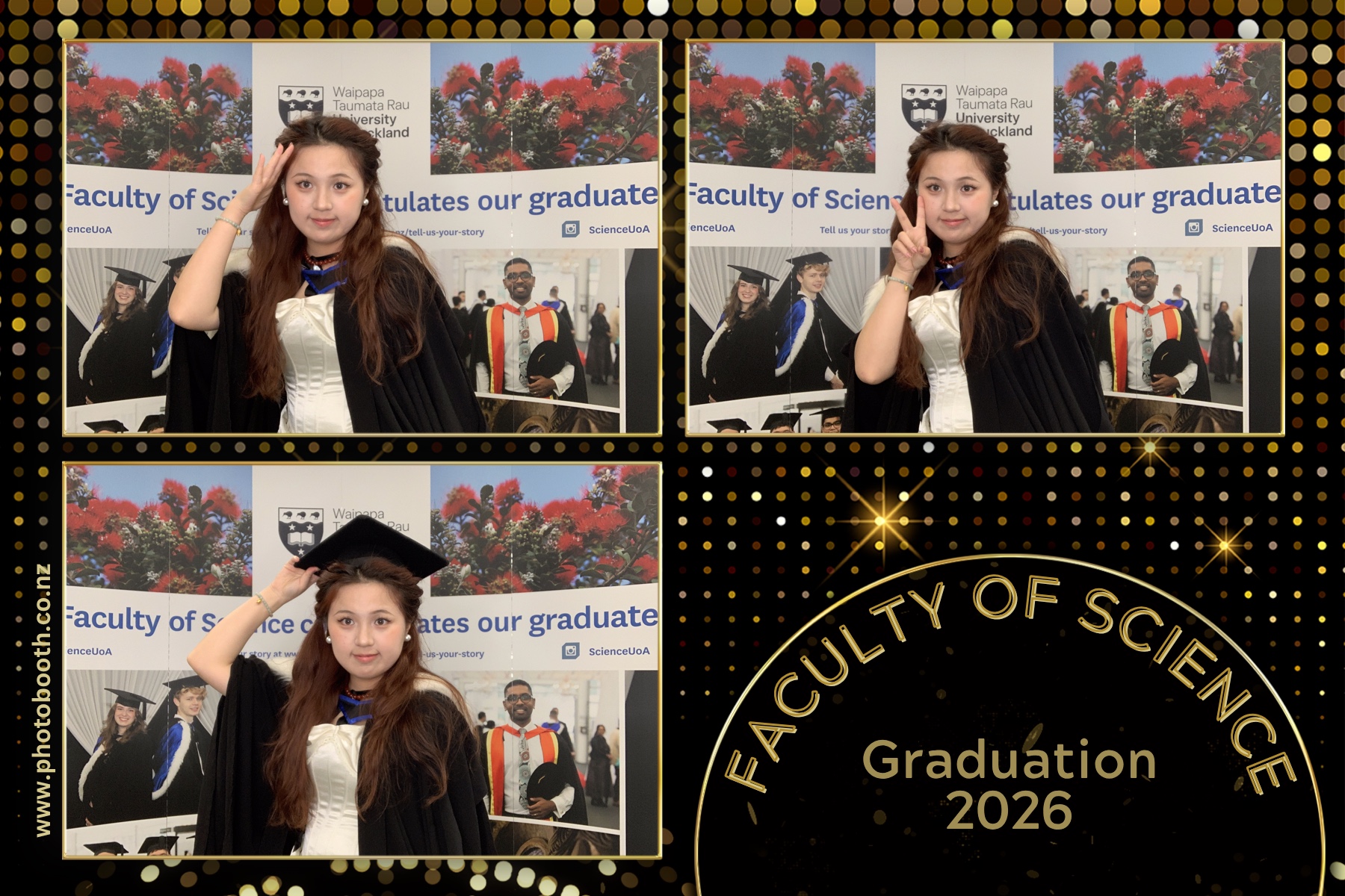 UOA Faculty of Science Graduation 2026 | View more photos from the event at gallery.photobooth.co.nz/u/SelfieCentral/UOA-Faculty-of-Science-Graduation-2026