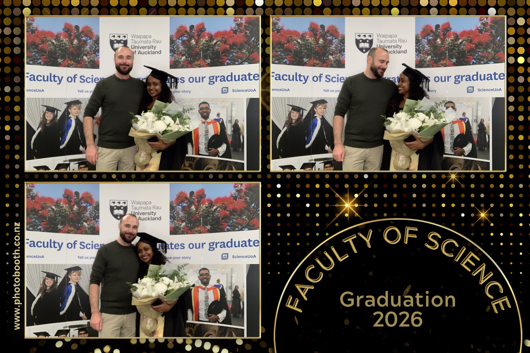 UOA Faculty of Science Graduation 2026 | View more photos from the event at gallery.photobooth.co.nz/u/SelfieCentral/UOA-Faculty-of-Science-Graduation-2026