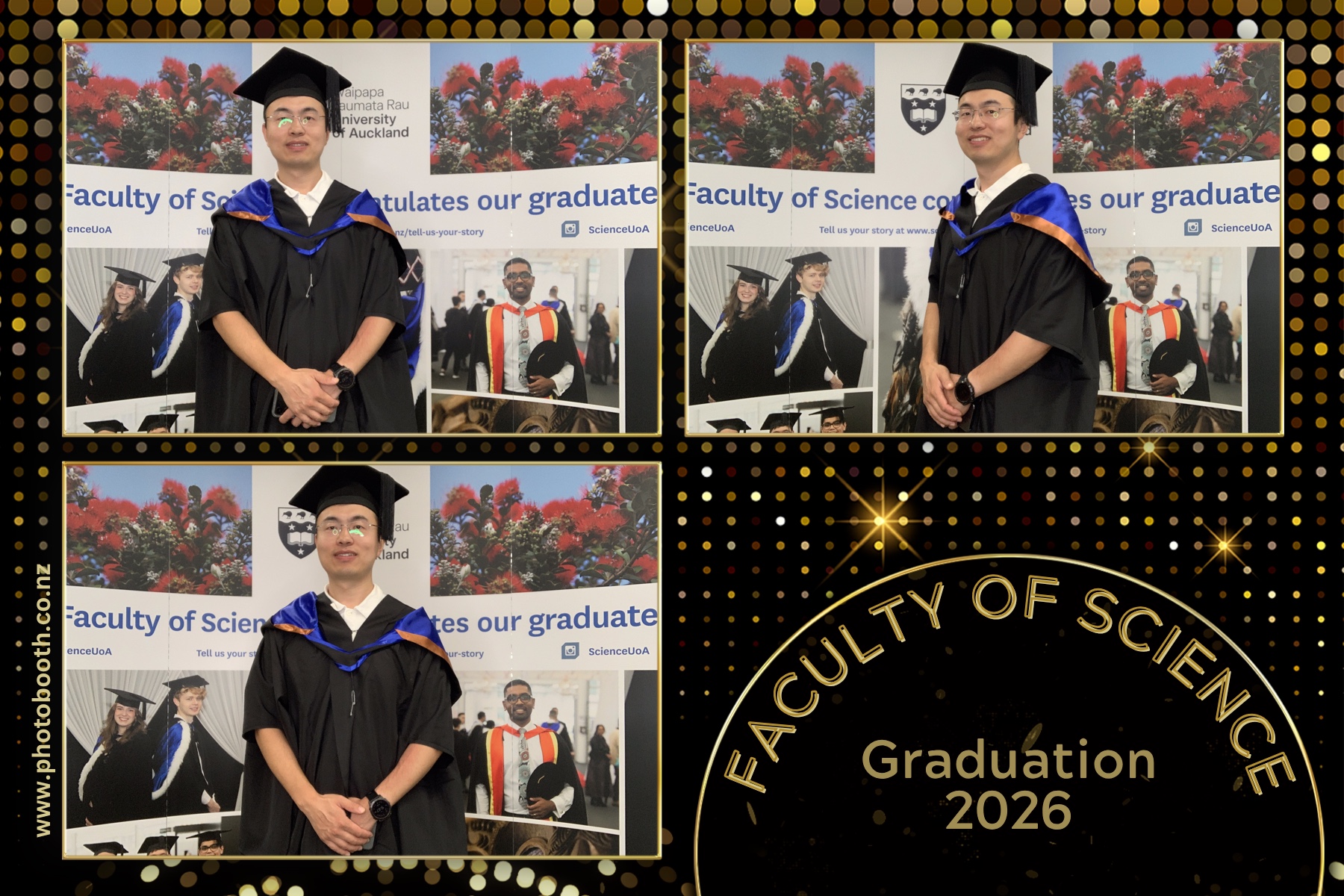 UOA Faculty of Science Graduation 2026 | View more photos from the event at gallery.photobooth.co.nz/u/SelfieCentral/UOA-Faculty-of-Science-Graduation-2026
