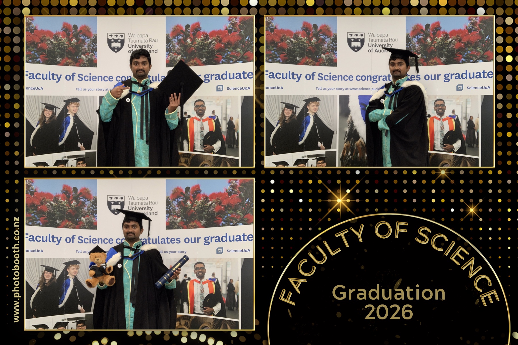 UOA Faculty of Science Graduation 2026 | View more photos from the event at gallery.photobooth.co.nz/u/SelfieCentral/UOA-Faculty-of-Science-Graduation-2026