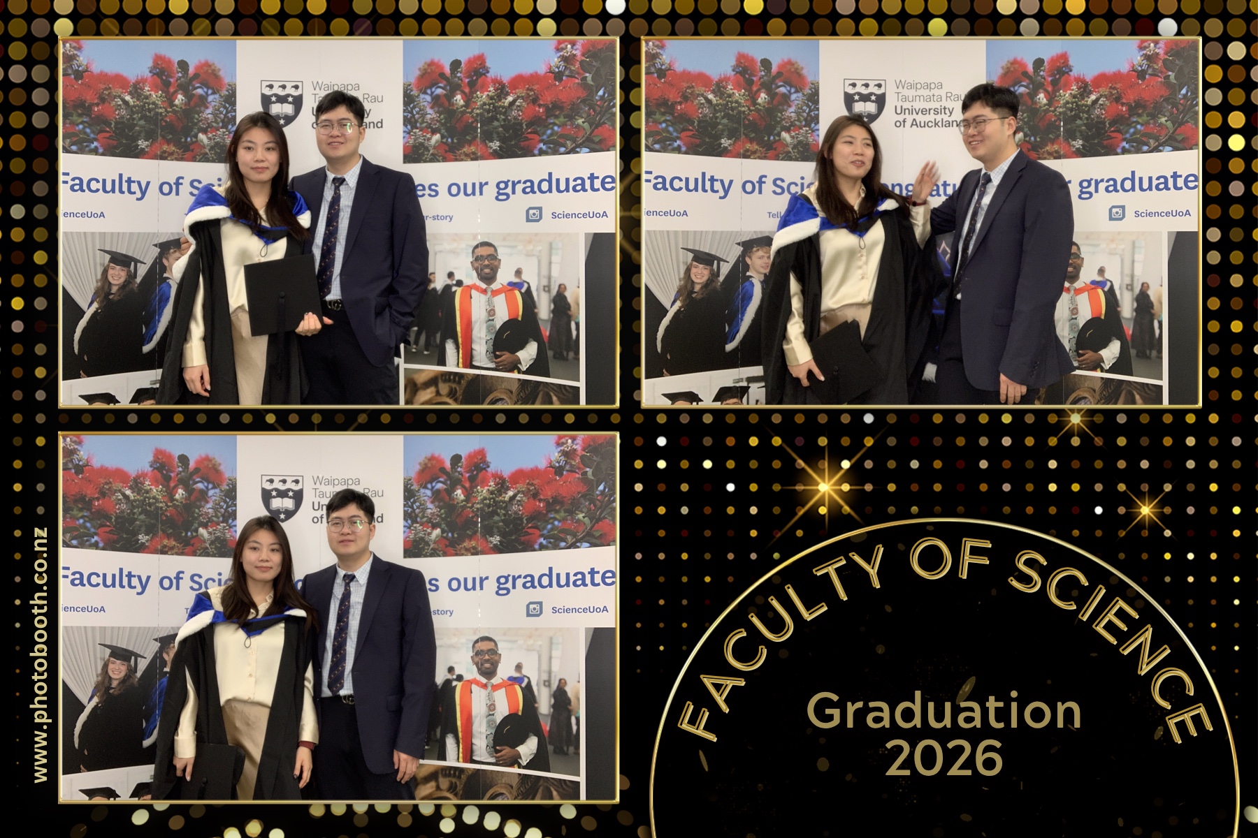 UOA Faculty of Science Graduation 2026 | View more photos from the event at gallery.photobooth.co.nz/u/SelfieCentral/UOA-Faculty-of-Science-Graduation-2026