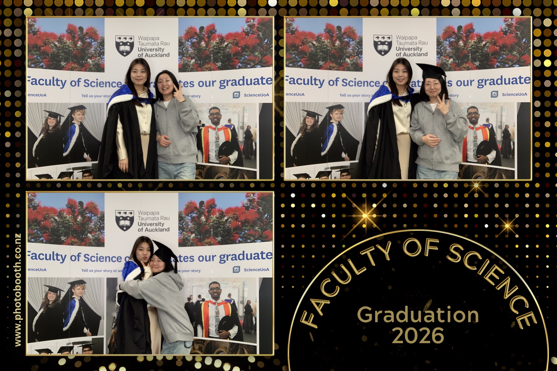 UOA Faculty of Science Graduation 2026 | View more photos from the event at gallery.photobooth.co.nz/u/SelfieCentral/UOA-Faculty-of-Science-Graduation-2026