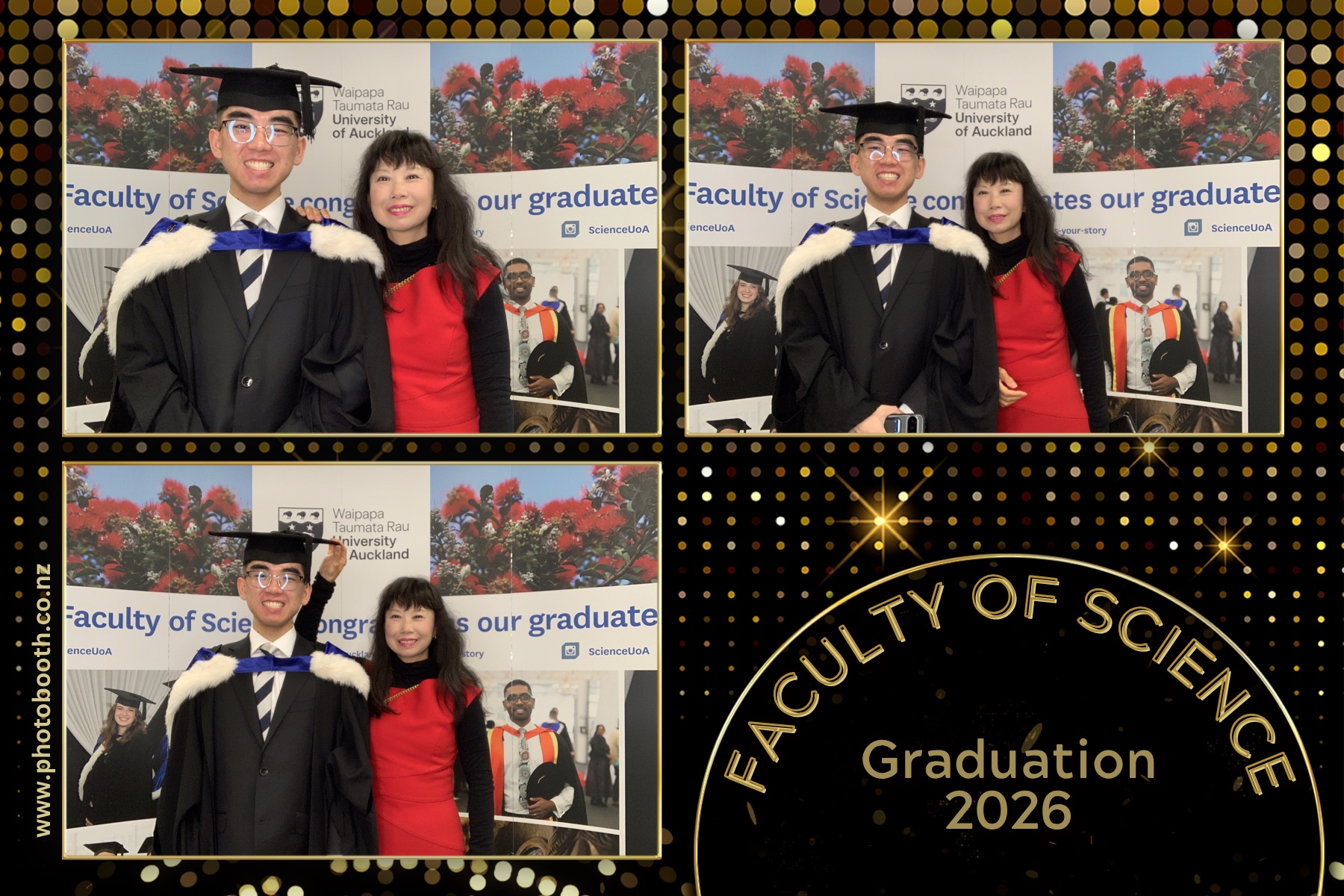 UOA Faculty of Science Graduation 2026 | View more photos from the event at gallery.photobooth.co.nz/u/SelfieCentral/UOA-Faculty-of-Science-Graduation-2026
