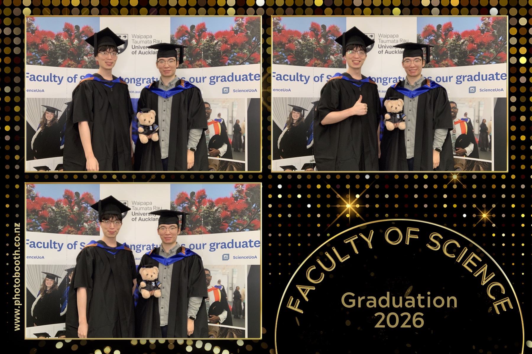 UOA Faculty of Science Graduation 2026 | View more photos from the event at gallery.photobooth.co.nz/u/SelfieCentral/UOA-Faculty-of-Science-Graduation-2026