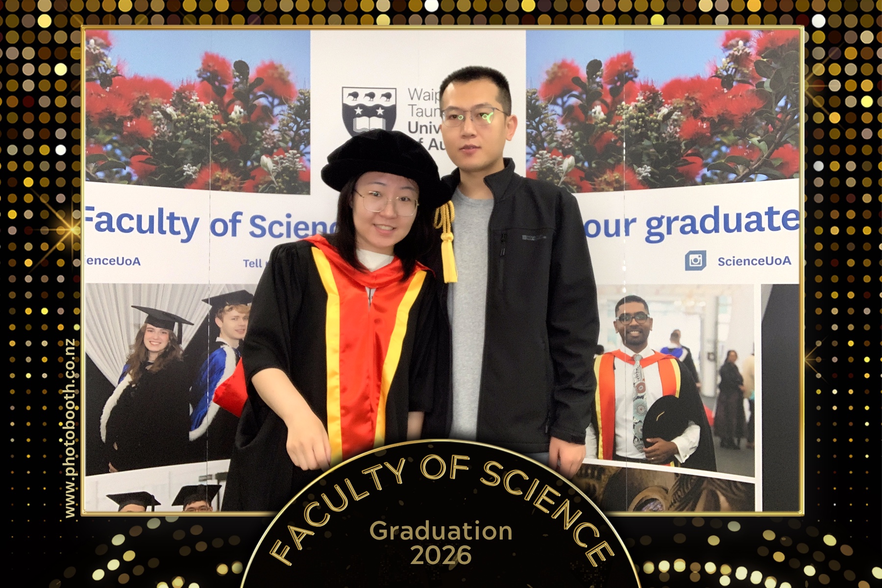 UOA Faculty of Science Graduation 2026 | View more photos from the event at gallery.photobooth.co.nz/u/SelfieCentral/UOA-Faculty-of-Science-Graduation-2026