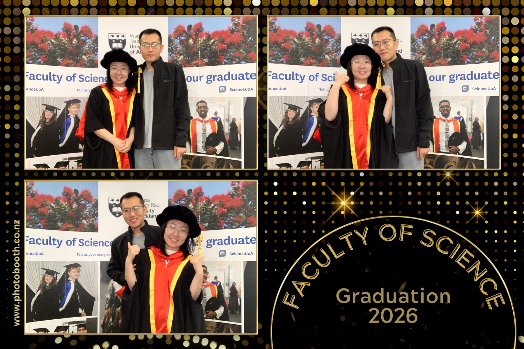 UOA Faculty of Science Graduation 2026 | View more photos from the event at gallery.photobooth.co.nz/u/SelfieCentral/UOA-Faculty-of-Science-Graduation-2026