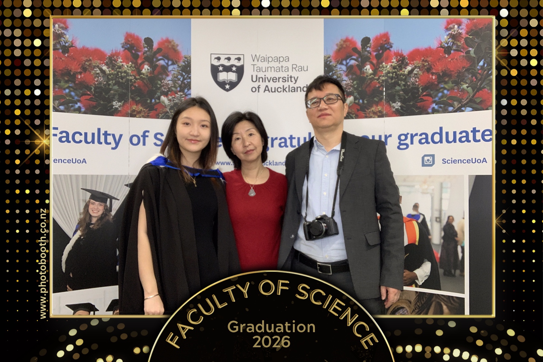 UOA Faculty of Science Graduation 2026 | View more photos from the event at gallery.photobooth.co.nz/u/SelfieCentral/UOA-Faculty-of-Science-Graduation-2026