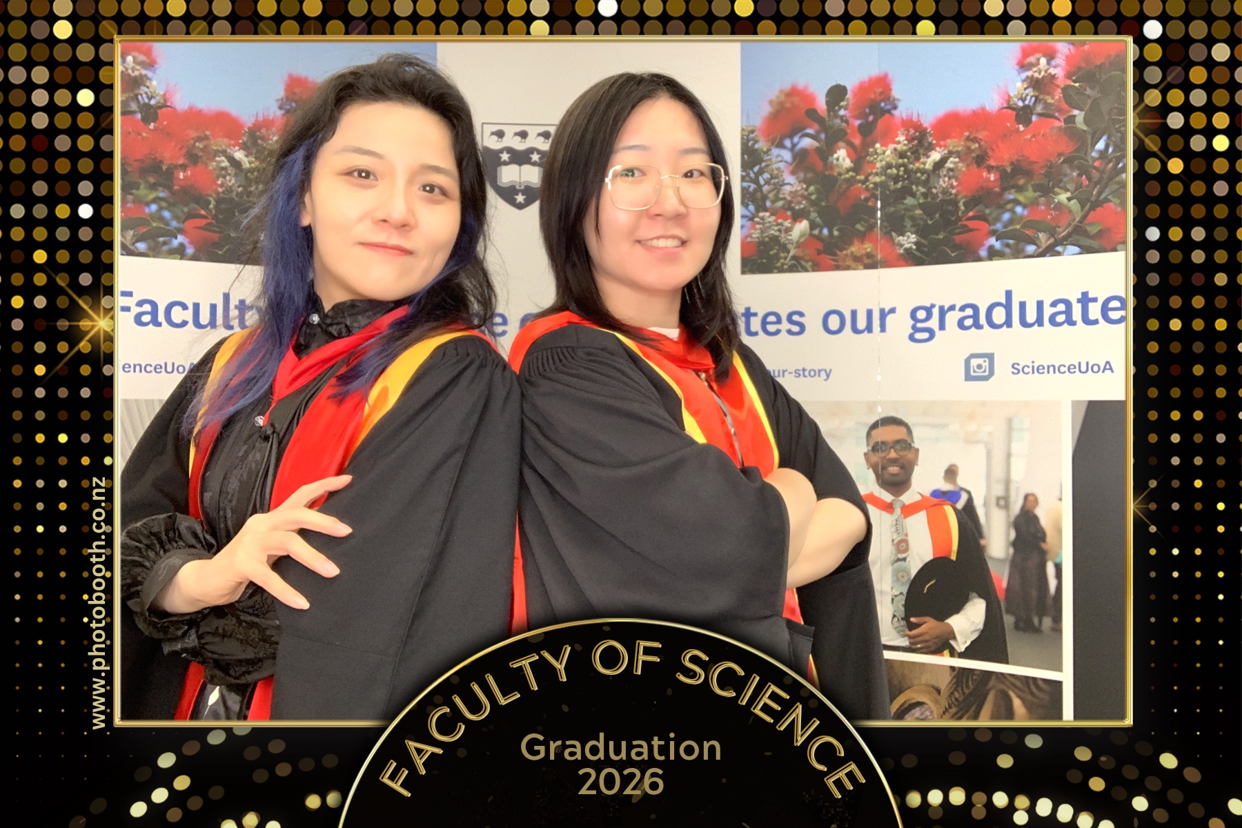 UOA Faculty of Science Graduation 2026 | View more photos from the event at gallery.photobooth.co.nz/u/SelfieCentral/UOA-Faculty-of-Science-Graduation-2026