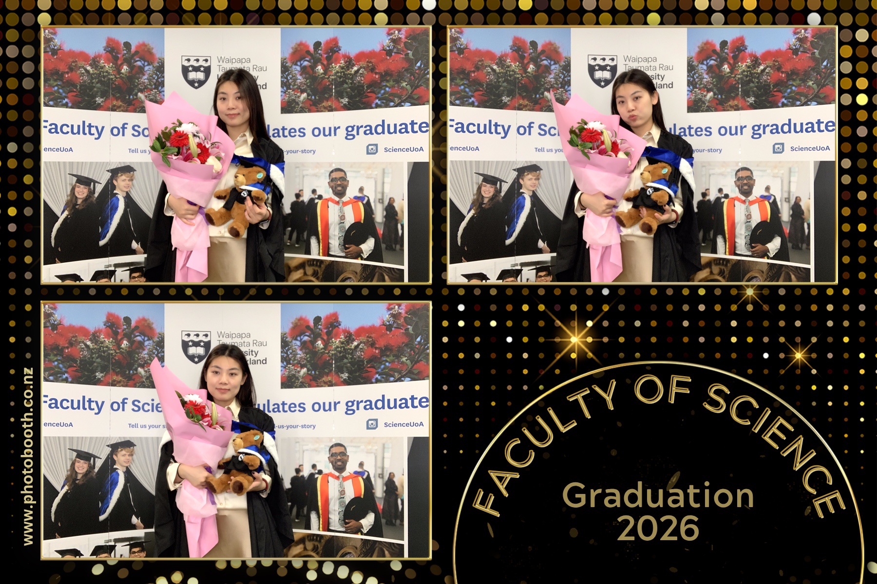 UOA Faculty of Science Graduation 2026 | View more photos from the event at gallery.photobooth.co.nz/u/SelfieCentral/UOA-Faculty-of-Science-Graduation-2026