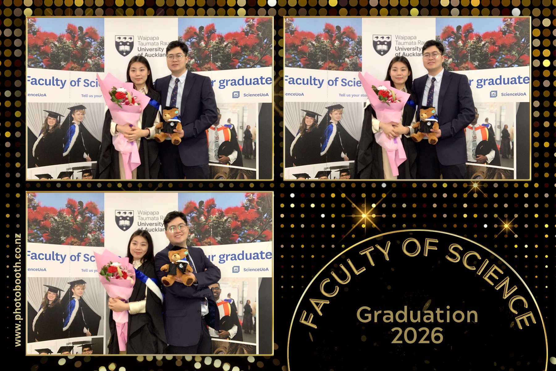 UOA Faculty of Science Graduation 2026 | View more photos from the event at gallery.photobooth.co.nz/u/SelfieCentral/UOA-Faculty-of-Science-Graduation-2026