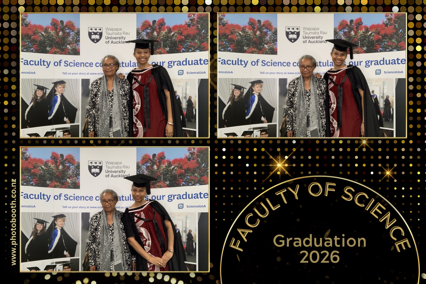 UOA Faculty of Science Graduation 2026 | View more photos from the event at gallery.photobooth.co.nz/u/SelfieCentral/UOA-Faculty-of-Science-Graduation-2026