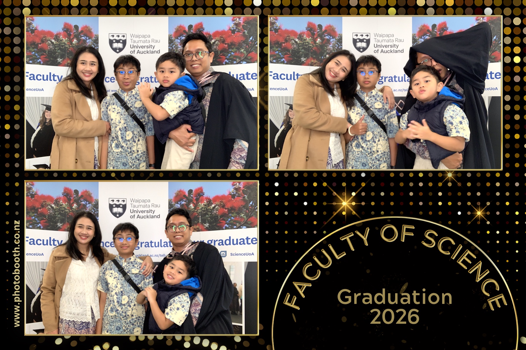 UOA Faculty of Science Graduation 2026 | View more photos from the event at gallery.photobooth.co.nz/u/SelfieCentral/UOA-Faculty-of-Science-Graduation-2026
