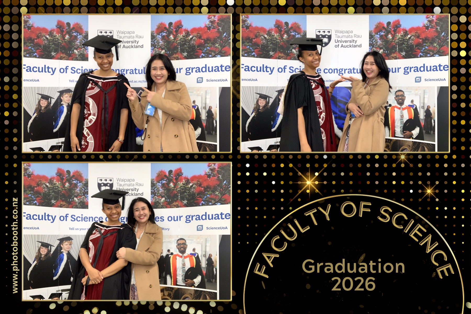 UOA Faculty of Science Graduation 2026 | View more photos from the event at gallery.photobooth.co.nz/u/SelfieCentral/UOA-Faculty-of-Science-Graduation-2026