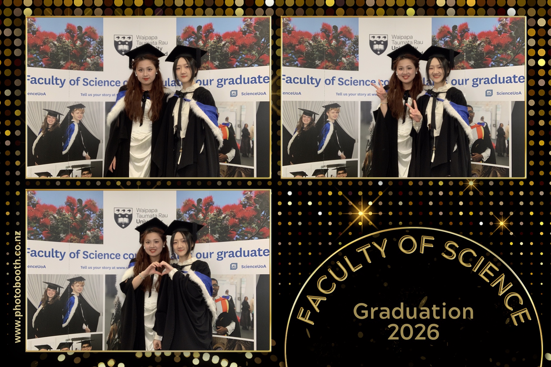 UOA Faculty of Science Graduation 2026 | View more photos from the event at gallery.photobooth.co.nz/u/SelfieCentral/UOA-Faculty-of-Science-Graduation-2026