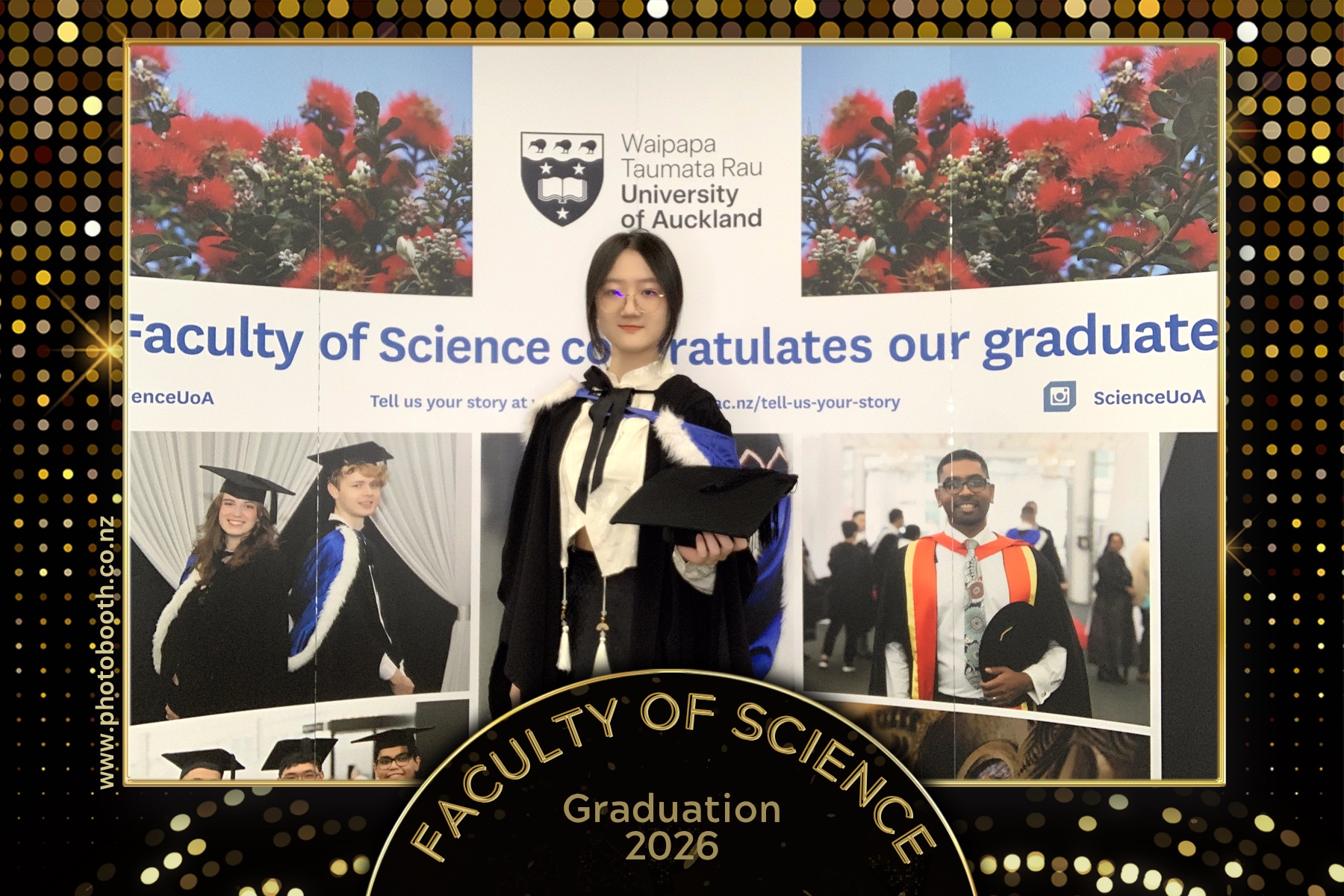 UOA Faculty of Science Graduation 2026 | View more photos from the event at gallery.photobooth.co.nz/u/SelfieCentral/UOA-Faculty-of-Science-Graduation-2026