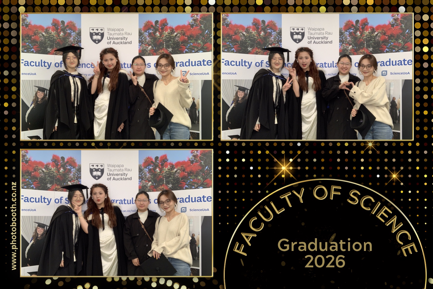UOA Faculty of Science Graduation 2026 | View more photos from the event at gallery.photobooth.co.nz/u/SelfieCentral/UOA-Faculty-of-Science-Graduation-2026