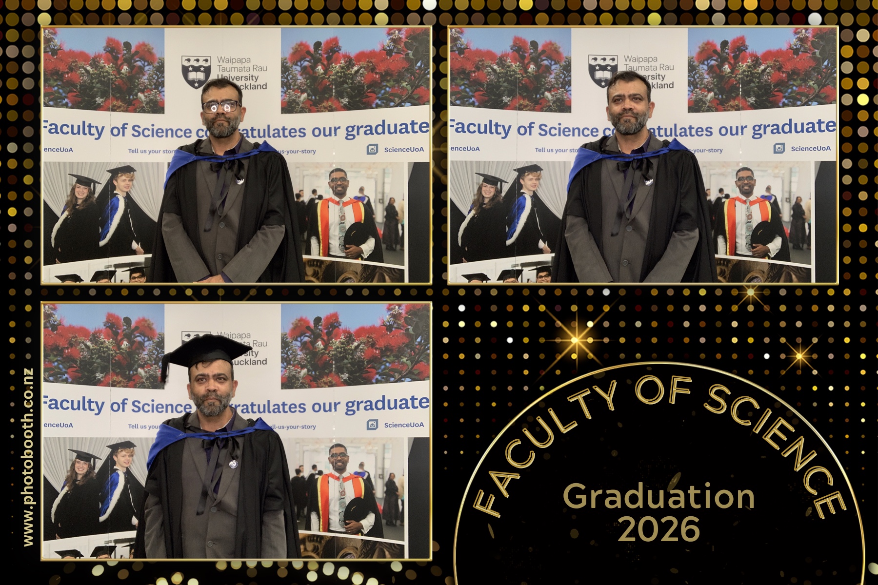 UOA Faculty of Science Graduation 2026 | View more photos from the event at gallery.photobooth.co.nz/u/SelfieCentral/UOA-Faculty-of-Science-Graduation-2026