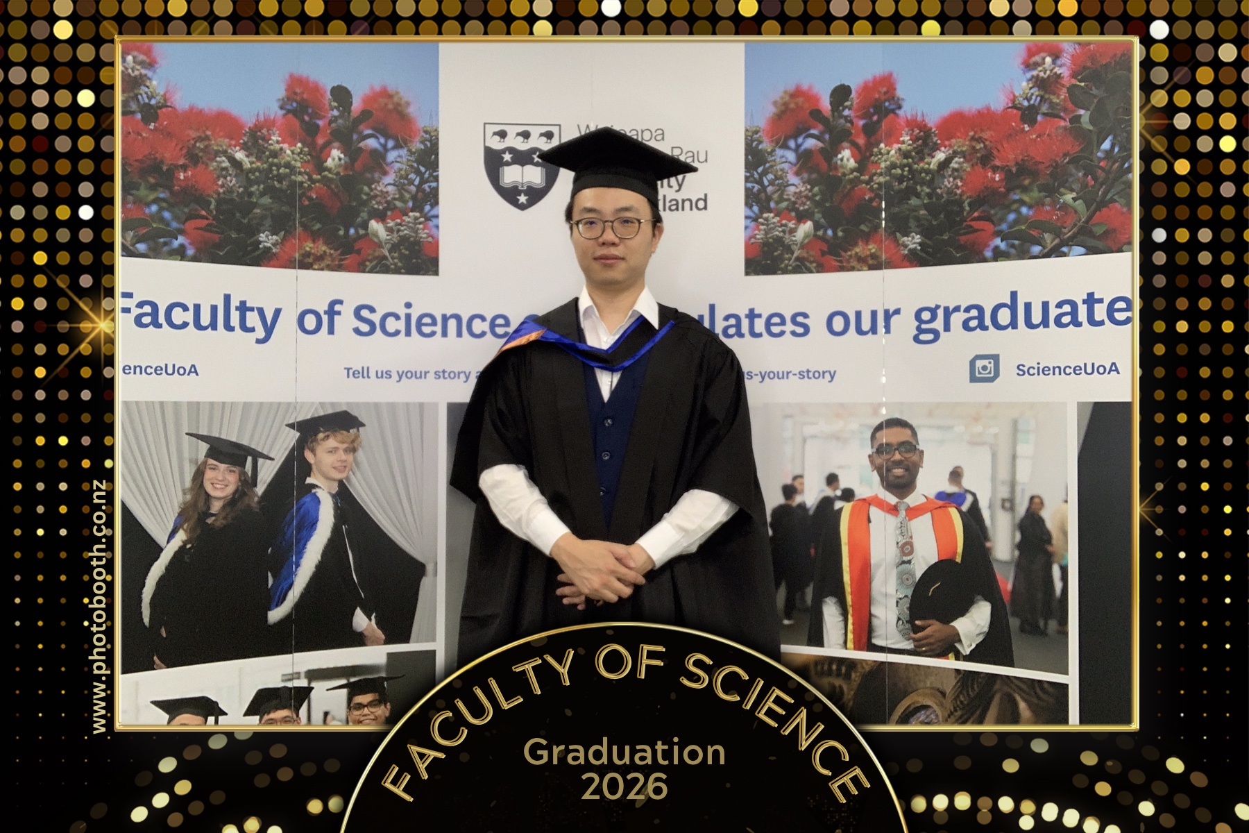 UOA Faculty of Science Graduation 2026 | View more photos from the event at gallery.photobooth.co.nz/u/SelfieCentral/UOA-Faculty-of-Science-Graduation-2026