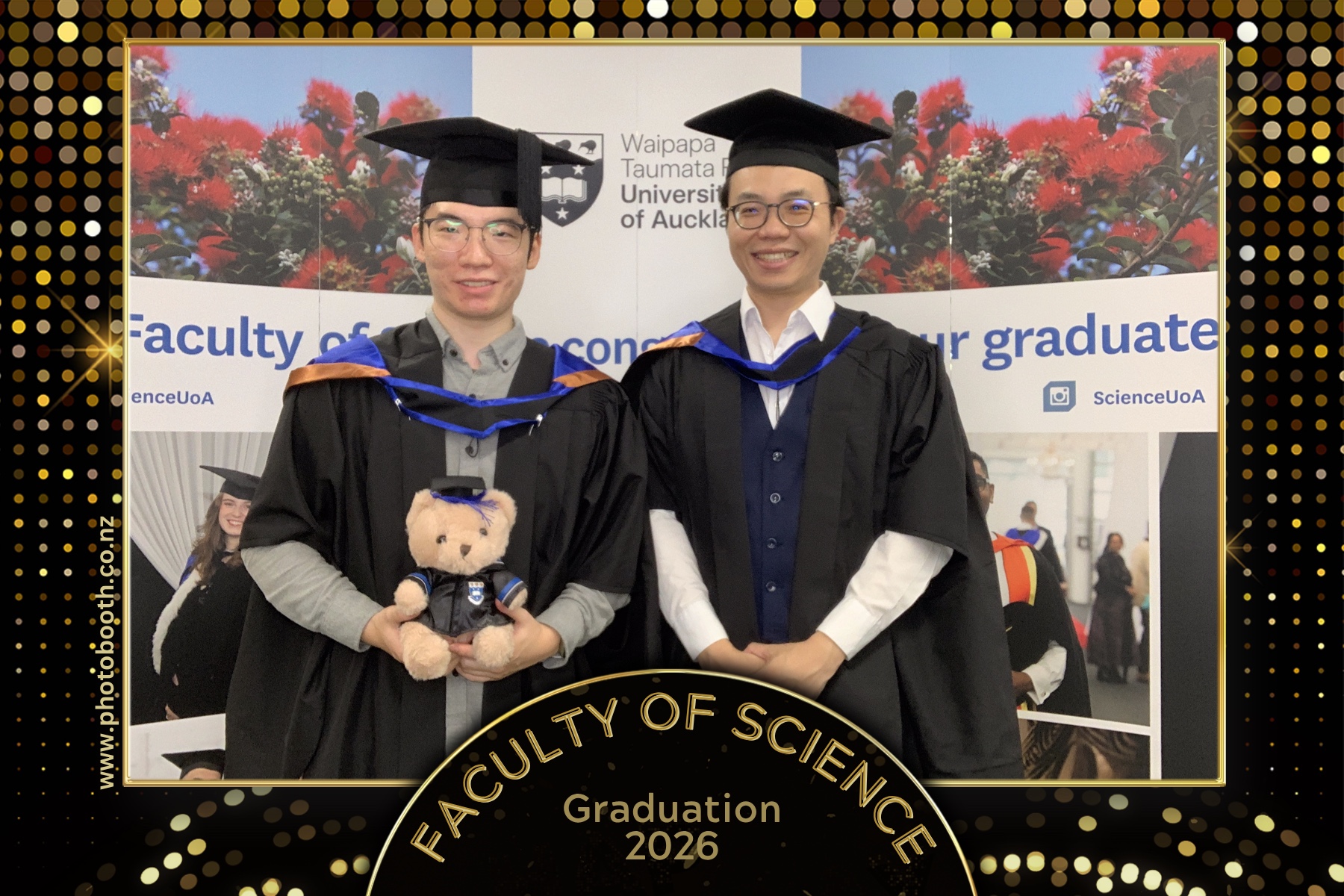 UOA Faculty of Science Graduation 2026 | View more photos from the event at gallery.photobooth.co.nz/u/SelfieCentral/UOA-Faculty-of-Science-Graduation-2026